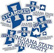 Desert Cactus Indiana State University Sticker Sycamores ISU Vinyl Decals Laptop Water Bottle Car Scrapbook T1 (Type 1-2)