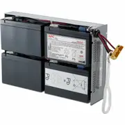 APC by Schneider Electric Battery Unit - 12 V DC - Lead Acid - Maintenance-free - Hot Swappable - 3 Year Minimum Battery Life - 5 Year Maximum Life