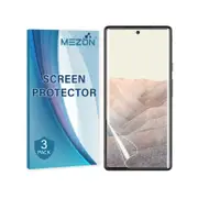 3 Pack MEZON Google Pixel 6 (6.4") Hydrogel Film Clear Screen Protectors