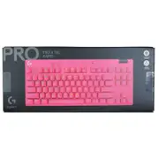 Logitech G PRO X TKL RAPID RGB Wired Mechanical Gaming Keyboard with Magnetic Analog Switches - Magenta (920-013254)