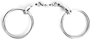 【 】 AlBit, Horse Snaffle Stainless StSnaffle AlSnaffle, PurpSnaffle for Horse Horse Ring(Large)