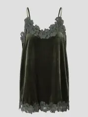 [Alessandra Gallo] Alessandra Gallo-Top Verde-Donna 42