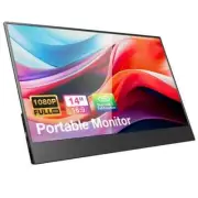 BlitzWolf 14-Inch FHD Portable Monitor 1080P, Dual USB-C, Ultra-Light 560g
