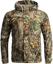 [SCENTBLOCKER] Drencher Men's Lightweight Breathable Waterproof Camo Rain Jacket