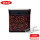 OXO 不鏽鋼咖啡豆保鮮盒-1.6L(含配件咖啡匙30ml)