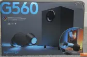 Logitech G560 LIGHTSYNC PC Bluetooth Gaming Speakers w/ Game Driven RGB Lighting