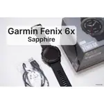 蝦幣九折【兔二手】GARMIN FENIX 6X SAPPHIRE 藍寶石 進階複合式運動GPS腕錶 FēNIX 6X