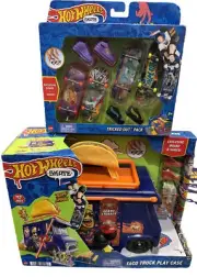 Hot Wheels Skate Tony Hawk Taco Truck + Tricked Out Pack Board & Shoes EXCLUSIVE