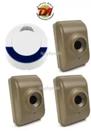 Dakota Alert DCMA-4000 3 Wireless Motion Sensor Driveway Security Alarm System