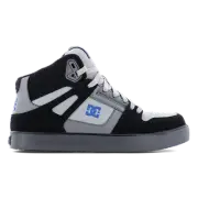 DC Work Crew Men’s Pure High-Top Composite Toe ESD Work Shoe Black/Gray/Blue - D
