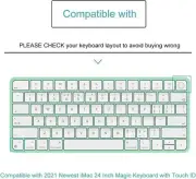 Skin for Apple Magic Keyboard 3/Apple iMac 24 Inch Magic Keyboar Keyboard Cover