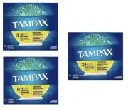 BL Tampax Tampons Regular 40 Count Unscented X 3 Packs