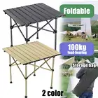 Folding Camping Table Roll Up Aluminum Portable Outdoor Picnic BBQ Desk AUS