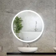 1 Set 80cm Embellir Wall Mirror Led light Makeup Mirror Round Vanity