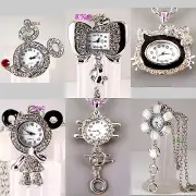 Wholesale Job Lot Eames Chic Animal Pendant Necklace Ladies Girls Crystal Watch