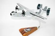 VAW-120 Greyhawks C-2A Greyhound Model, 1/54th Scale, Mahogany, Navy, COD