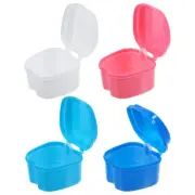4 Pcs Storage Box Travel Baby Case for Retainers Portable