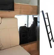 Bunk Bed Ladder RV Bunk Bed Ladder Floor-Standing, Adjustable Metal Aluminum Climb Ladder, Replacement Ladder for Loft Dorm - 45"/ 50"/ 55"/ 59" Height (Size : 130cm/50) (140cm/55)