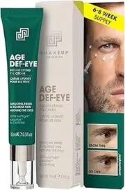 Shakeup Cosmetics - Mens Eye Cream, Instant Tightening, Long-Term Anti-Ageing Effects, Targets Wrinkle & Dark Circles, Moisturises, Caffeine, Peptide, Vegan Skincare, 15ml