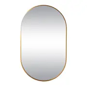 Ovale Mirror 100x60cm Brushed Brass