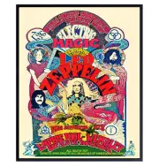 Vintage Poster Led Zeppelin Poster, Wembley Buffalo Concert Vintage Poster