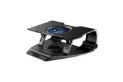 PROMATE Adjustable Laptop Stand for up to 17" Notebooks with Built-in Powerful C