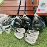 All NEW Taylormade Set Sim2 Max 1w 5w 4ut Iron 6789P 8PCS Stiff RH Golf Club