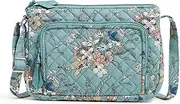 [Vera Bradley] Women's Cotton Little Hipster Crossbody Purse with RFID Protection