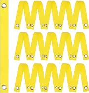 uxcell 16-Pack Tree Straps for Staking,1.5 Inch x 15.7 Inch Tree Support Straps Nylon Tree Strap for Leaning Tree Protection/Plant Support, Straightening[Yellow]
