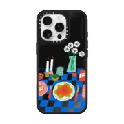 iPhone 16 Pro Mirror Case MagSafe Compatible Spaghetti