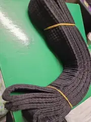 Rugjut 8.6 ft long soft black belt for martial arts~Judo, Karate, TaeKwonDo