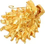 VANZACK Garden Water Feature Dragon Head Wall Fountain Resin Material Outdoor Decor Easy Setup