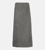 [Prada] Prada Wool midi skirt AU 16 black