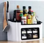 Spice Jar Container Box Spice Rack Organizer Kitchen supplies Rack Storage Shelf