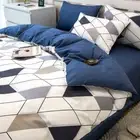 Duvet Cover Set with Bedsheet Skin Friendly Naked Bedding Set Bedroom Cover Sets