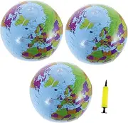 Vaguelly Educational Fun for Boys and Girls: 1 Set of Earth Globes Portable Teaching for Geography for Home School Random