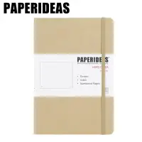 在飛比找博客來優惠-PAPERIDEAS A5子彈筆記本 頁碼硬面綁帶筆記本 與