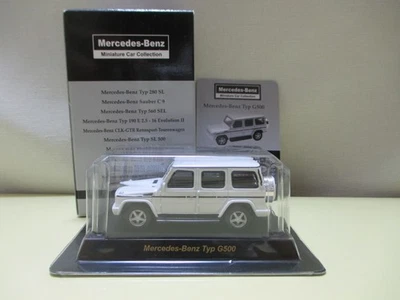 Kyosho 1/64 Mercedes-Benz Minicar Collection G500 White