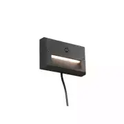 Hampton Bay Low Voltage Motion Sensing LED Outdoor Stair Light w/ Frosted Lens