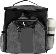 DNAMYJME Portable Shower Caddy Dorm Large Capacity Mesh Shower Caddy Tote Bag Quick Dry Hanging Toiletry Bag for Outdoor Camping Gym Travel(Grey)