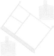 JOINPAYA Doll Garment Rack 21pcs Mini Iron Hangers Perfect for Dolls Clothing Organization