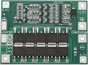 domoi 3S 60A Board 11.1V 12.6V 18650 Li-Ion Lithium Battery Protection Board Enhanced Version
