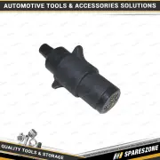 Loadmaster Trailer Plug - 7 Pin Small Round Plastic Plug for Trailers