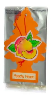 Little Trees Cardboard Hanging Car, Home & Office Air Freshener, Peachy peach