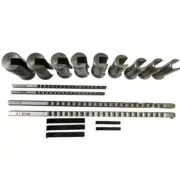 18pcs Hss Groove Keyway Broach Broaches Set Key Tool Bushing Shim Set Metric
