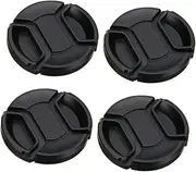 GAROZATION Durable 4 Pack 62mm Camera Lens Cap Ring Hook Easy to Install for Photography Enthusiasts
