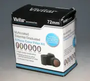 Vivitar 72mm Rotating Graduated 6pc Filter with Top Accessory Bundle
