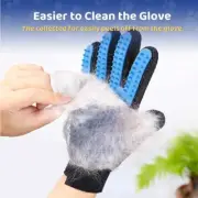2-Sided Grooming Brush, Bath Cleaning Glove, and De-Shedding and De-Matting Tool