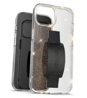 Finger Loop Case, Designed for iPhone 15 Plus (2023) Clear Sparkle Glitter