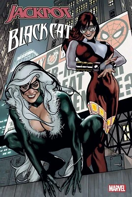 Jackpot And Black Cat #1 Cover A Adam Hughes Marvel Comic 2024